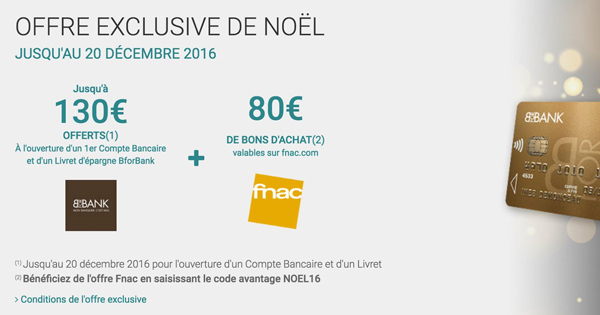 BforBank Fnac Noel16